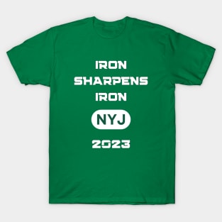 Jets Iron Sharpens Iron NYJ 2023 T-Shirt